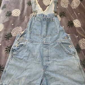 Womens overall shorts
